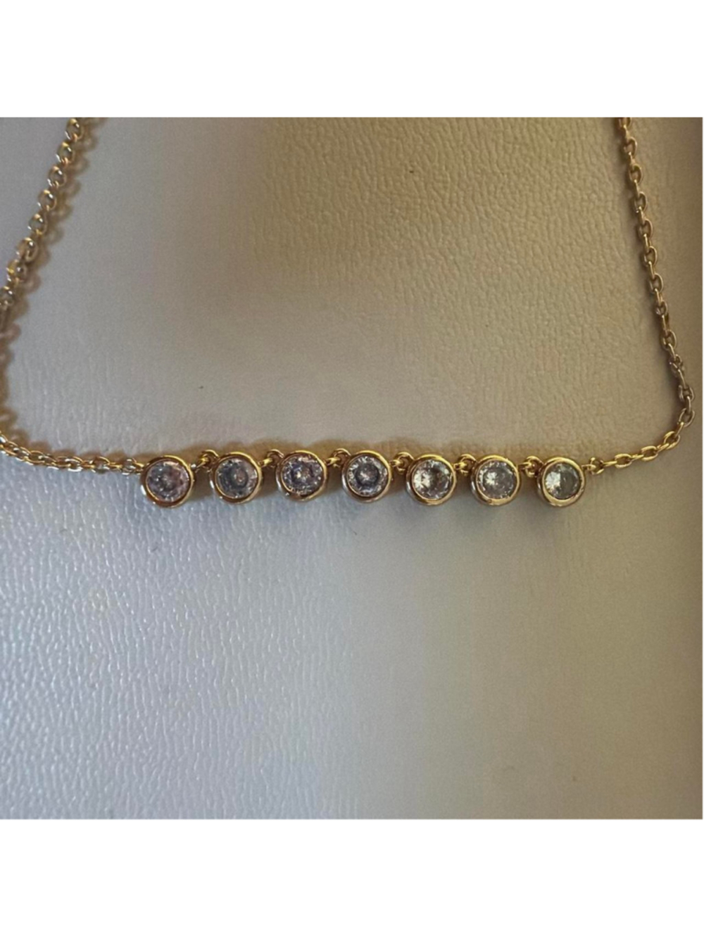 #Loft Gold and faux diamond necklace #jewelry #dainty